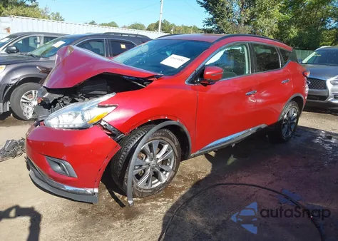 2017 Nissan Murano из США, поврежденный, VIN 5N1AZ2MH9HN105796